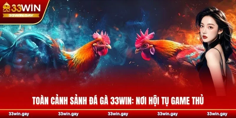 Toàn cảnh sảnh đá gà 33WIN